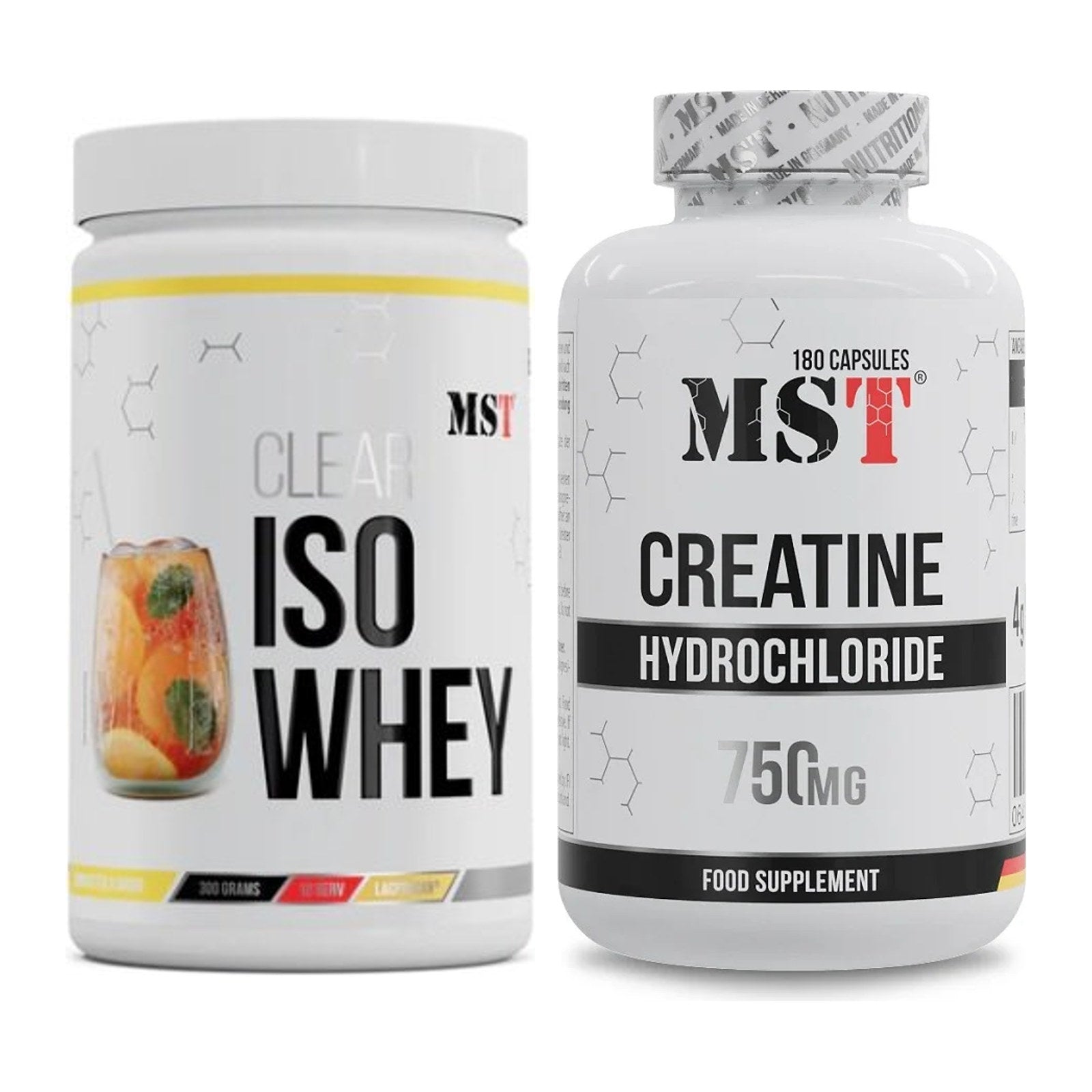 Muskelaufbau-Set: MST Iso Clear + MST Creatine HCL – alle enthaltenen Artikel