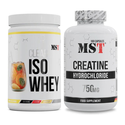 Muskelaufbau-Set: MST Iso Clear + MST Creatine HCL – alle enthaltenen Artikel