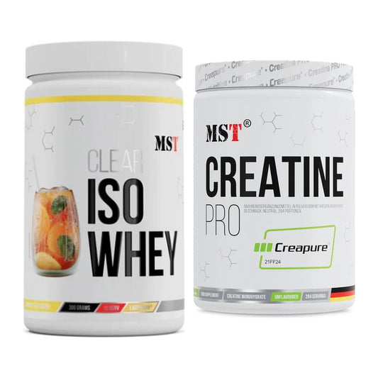Muskelaufbau-Set: MST Iso Clear + MST Creatin Pro CREAPURE – alle enthaltenen Artikel