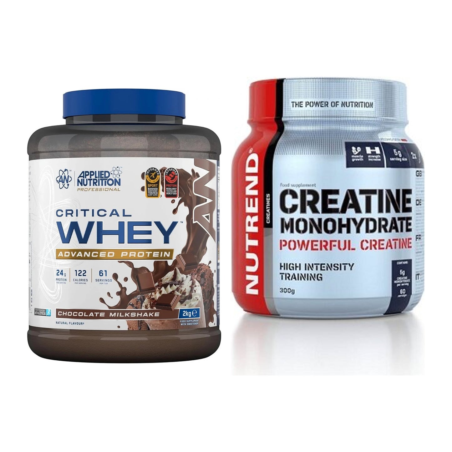 Muskelaufbau-Set: Applied Nutrition + Nutrend Creatine – alle enthaltenen Artikel
