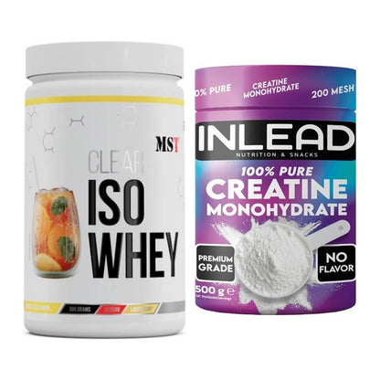 Muskelaufbau-Set: MST Iso Clear + INLEAD Creatine Monohydrate – alle enthaltenen Artikel