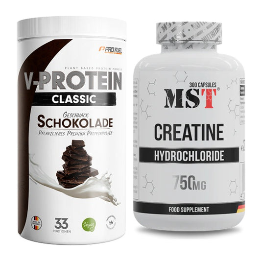 Muskelaufbau-Set: ProFuel VEGAN PROTEIN + MST Creatine HCL – alle enthaltenen Artikel