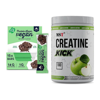 Muskelaufbau-Set: Multipower Vegan Protein + MST Creatine Kick – alle enthaltenen Artikel