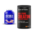 Muskelaufbau-Set: Scitec Whey Infusion + Body Attack 100% Pure – alle enthaltenen Artikel