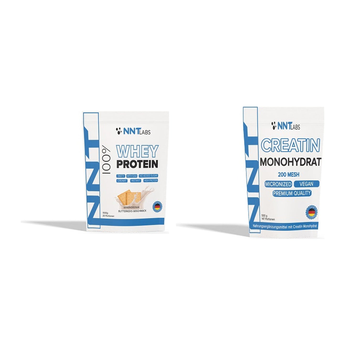 Muskelaufbau-Set: NNT Whey + NNT Creatin Monohydrat – alle enthaltenen Artikel