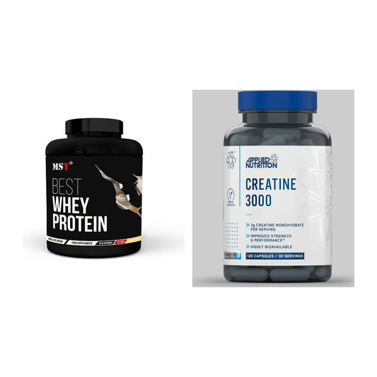 Muskelaufbau-Set: MST Best Whey Protein + Applied Nutrition – alle enthaltenen Artikel