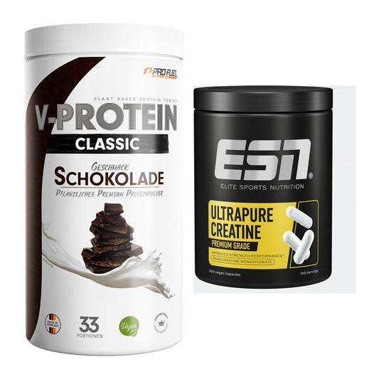 Muskelaufbau-Set: ProFuel VEGAN PROTEIN + ESN Ultrapure Creatine – alle enthaltenen Artikel