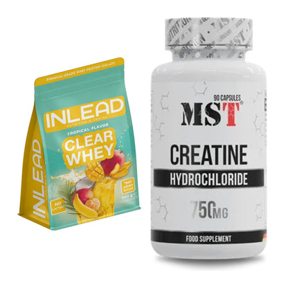 Muskelaufbau-Set: INLEAD Clear Whey Isolate + MST Creatin HCL – alle enthaltenen Artikel