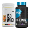 Muskelaufbau-Set: MST Iso Clear + EFX Kre-Alkalyn 3000 – alle enthaltenen Artikel