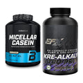 Muskelaufbau-Set: BioTech Micellar Casein + EFX Kre-Alkalyn Nitro PRO – alle enthaltenen Artikel