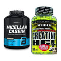 Muskelaufbau-Set: BioTech Micellar Casein + Weider Creatin HCL – alle enthaltenen Artikel