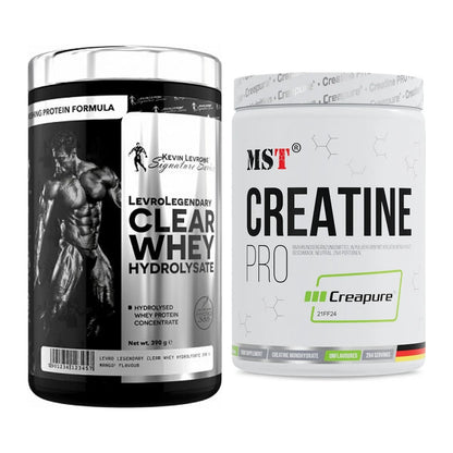 Muskelaufbau-Set: Kevin Levrone Clear Whey + MST Creatin Pro CREAPURE – alle enthaltenen Artikel