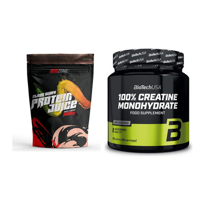 Muskelaufbau-Set: Big Zone Clear Whey + BioTech Creatine – alle enthaltenen Artikel