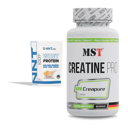 Muskelaufbau-Set: NNT Whey + MST Creatine Pro CREAPURE – alle enthaltenen Artikel