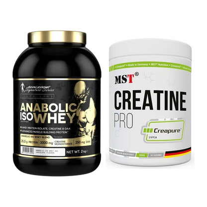 Muskelaufbau-Set: Kevin Levrone Anabolic + MST Creatin Pro CREAPURE – alle enthaltenen Artikel