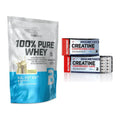 Muskelaufbau-Set: BioTech 100% Pure Whey + Nutrend Creatine – alle enthaltenen Artikel