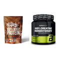 Muskelaufbau-Set: Wispy Whey 100% + BioTech Creatine Monohydrate – alle enthaltenen Artikel