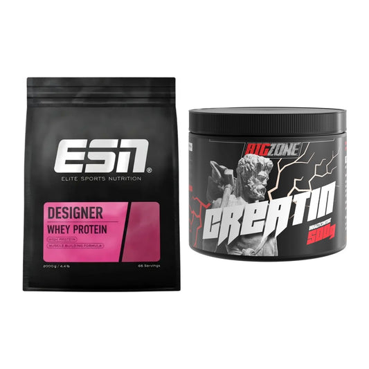 Muskelaufbau-Set: ESN Designer Whey + Big Zone Creatin – alle enthaltenen Artikel