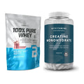 Muskelaufbau-Set: BioTech 100% Pure Whey + MyProtein MyVitamins – alle enthaltenen Artikel