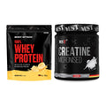 Muskelaufbau-Set: Body Attack 100% Whey + MST Creatin Monohydrate – alle enthaltenen Artikel