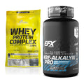 Muskelaufbau-Set: Olimp Whey Protein + EFX Kre-Alkalyn PRO – alle enthaltenen Artikel