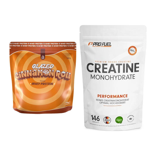 Muskelaufbau-Set: Nanosupps Whey Protein + ProFuel Creatine – alle enthaltenen Artikel