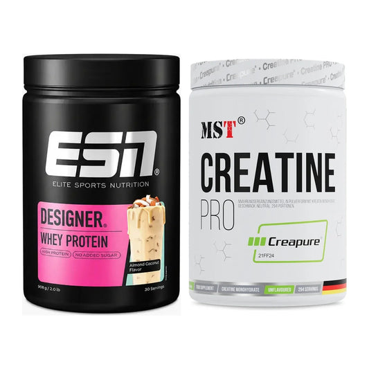 Muskelaufbau-Set: ESN Designer Whey + MST Creatin Pro CREAPURE – alle enthaltenen Artikel