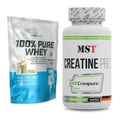 Muskelaufbau-Set: BioTech 100% Pure Whey + MST Creatine Pro CREAPURE – alle enthaltenen Artikel