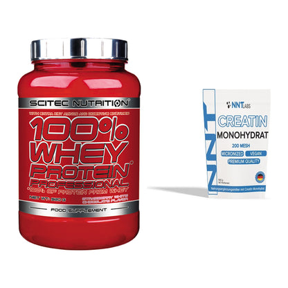 Muskelaufbau-Set: Scitec 100% Whey + NNT Creatin Monohydrat – alle enthaltenen Artikel