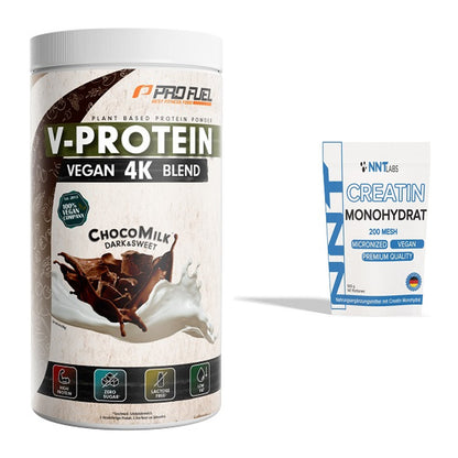 Muskelaufbau-Set: ProFuel V-PROTEIN vegan + NNT Creatin Monohydrat – alle enthaltenen Artikel