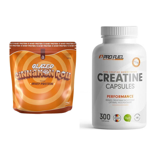 Muskelaufbau-Set: Nanosupps Whey Protein + ProFuel Creatine – alle enthaltenen Artikel