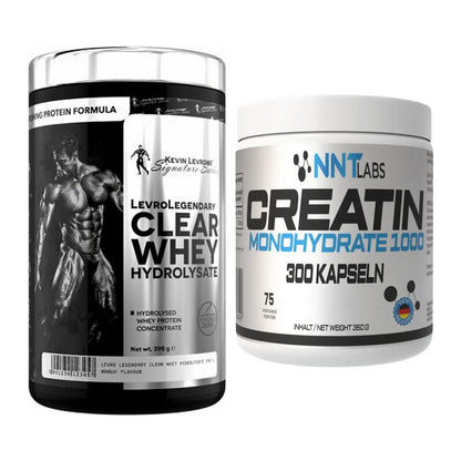 Muskelaufbau-Set: Kevin Levrone Clear Whey + NNT Creatin 1000 mg – alle enthaltenen Artikel