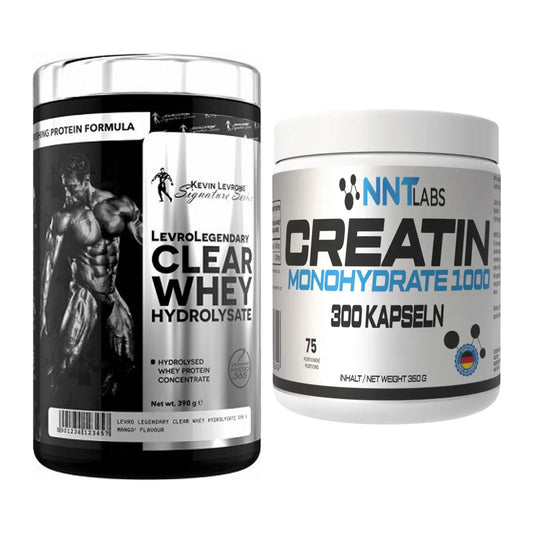 Muskelaufbau-Set: Kevin Levrone Clear Whey + NNT Creatin 1000 mg – alle enthaltenen Artikel