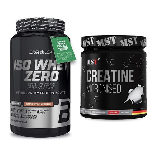 Muskelaufbau-Set: BioTech Iso Whey Zero + MST Creatin Monohydrate – alle enthaltenen Artikel