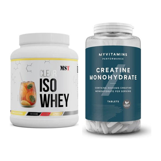 Muskelaufbau-Set: MST Iso Clear + MyProtein MyVitamins Creatine – alle enthaltenen Artikel