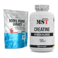 Muskelaufbau-Set: BioTech 100% Pure Whey 900g + MST Creatine HCL – alle enthaltenen Artikel
