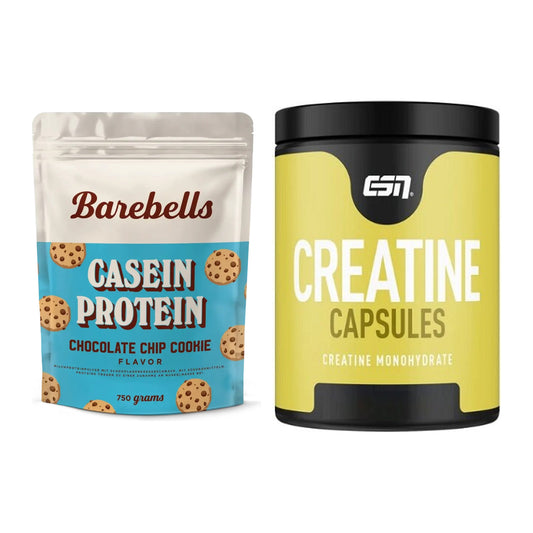 Muskelaufbau-Set: Barebells Casein Protein + ESN Ultrapure Creatine – alle enthaltenen Artikel