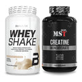 Muskelaufbau-Set: BioTech Whey Shake + MST Creatine Monohydrate – alle enthaltenen Artikel