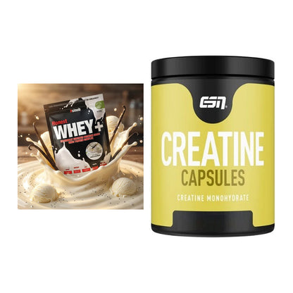 Muskelaufbau-Set: Sinob Honest Whey+ + ESN Ultrapure Creatine – alle enthaltenen Artikel