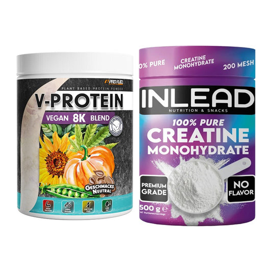 Muskelaufbau-Set: ProFuel V-Protein Vegan + INLEAD Creatine – alle enthaltenen Artikel