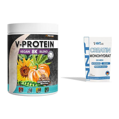 Muskelaufbau-Set: ProFuel V-Protein Vegan + NNT Creatin Monohydrat – alle enthaltenen Artikel
