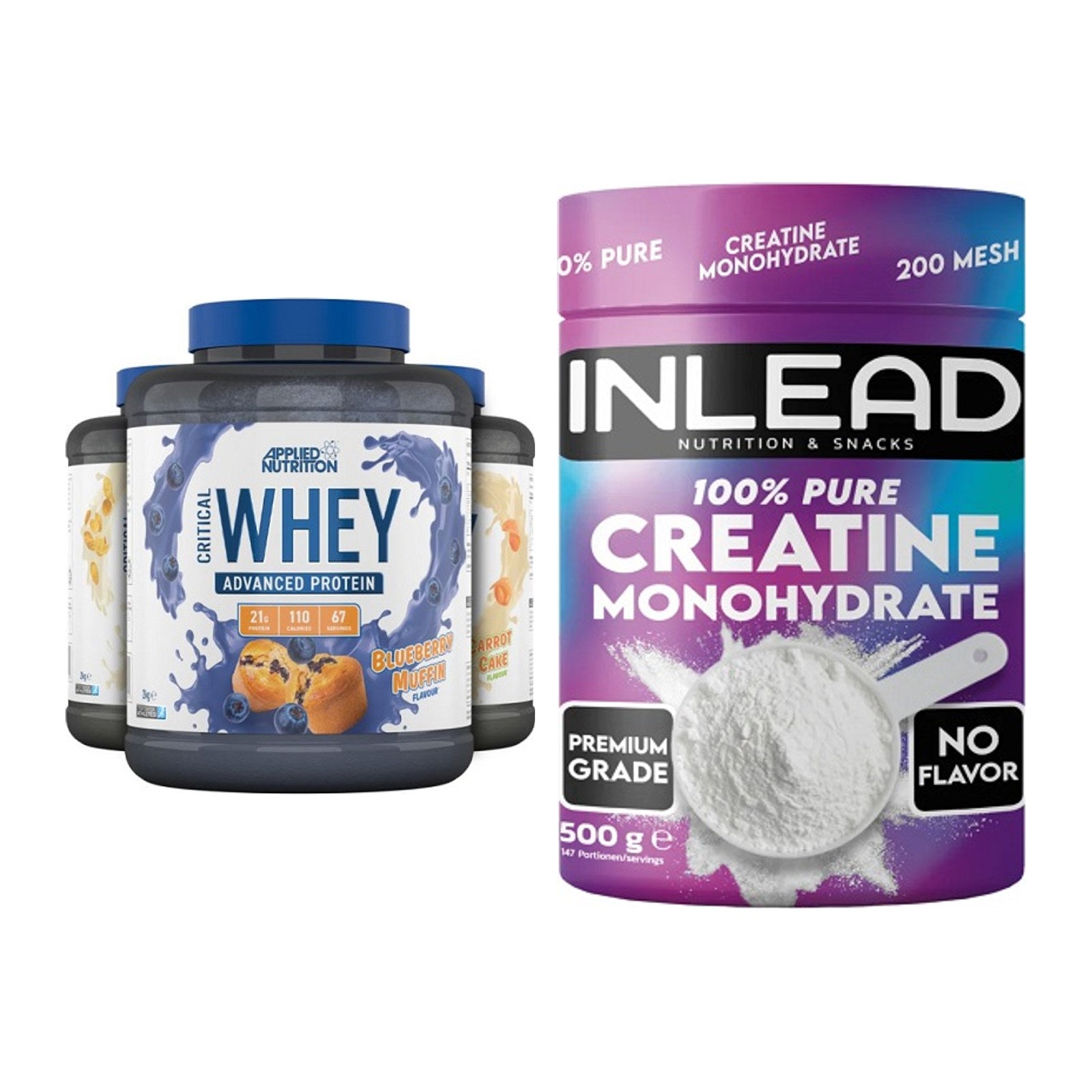 Muskelaufbau-Set: Applied Nutrition + INLEAD Creatine – alle enthaltenen Artikel