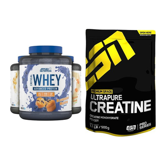 Muskelaufbau-Set: Applied Nutrition + ESN Ultrapure Creatine – alle enthaltenen Artikel