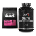 Muskelaufbau-Set: ESN Designer Whey + MST Creatine Monohydrate – alle enthaltenen Artikel