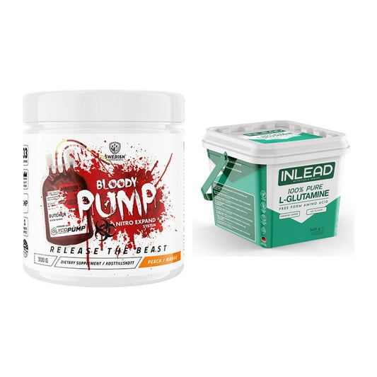 Trainings-Set: Swedish Supplements Bloody Pump + INLEAD L-Glutamine – alle enthaltenen Artikel