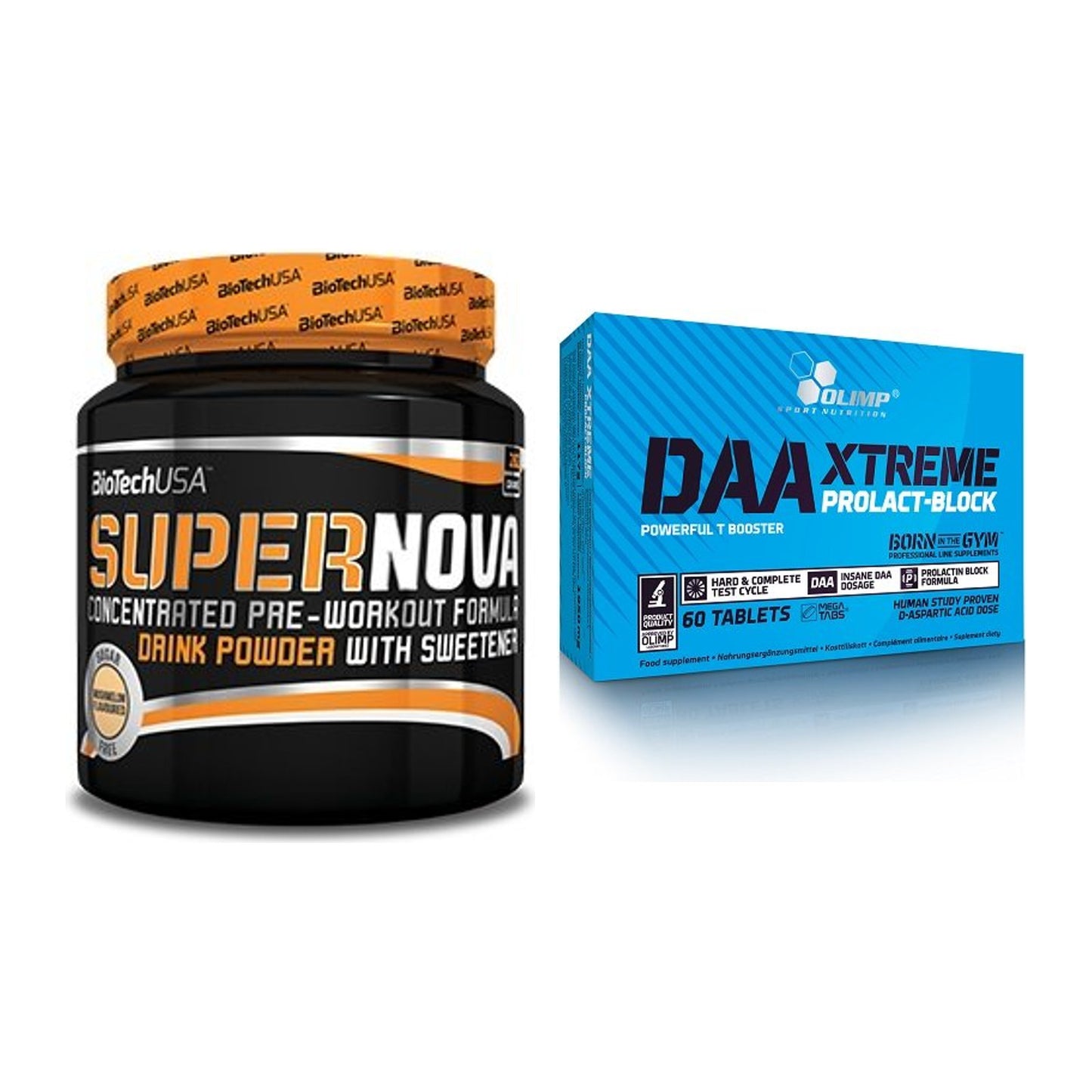 Trainings-Set: BioTech Supernova + Olimp DAA Xtreme – alle enthaltenen Artikel