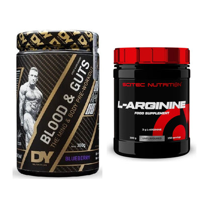 Trainings-Set: DY Nutrition Blood&Guts + Scitec Arginin – alle enthaltenen Artikel