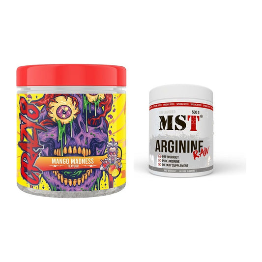 Trainings-Set: Swedish Supplements Crazy 8 + MST Arginine RAW – alle enthaltenen Artikel