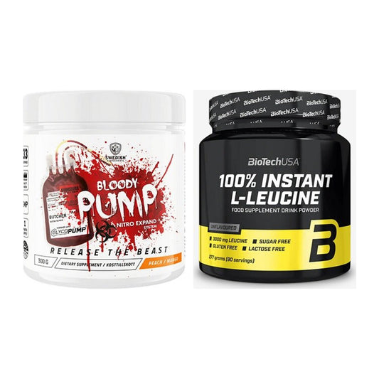 Trainings-Set: Swedish Supplements Bloody + BioTech 100% Instant – alle enthaltenen Artikel