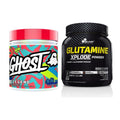 Trainings-Set: Ghost Legend V4 30 Serv. + Olimp L-Glutamine Xplode – alle enthaltenen Artikel